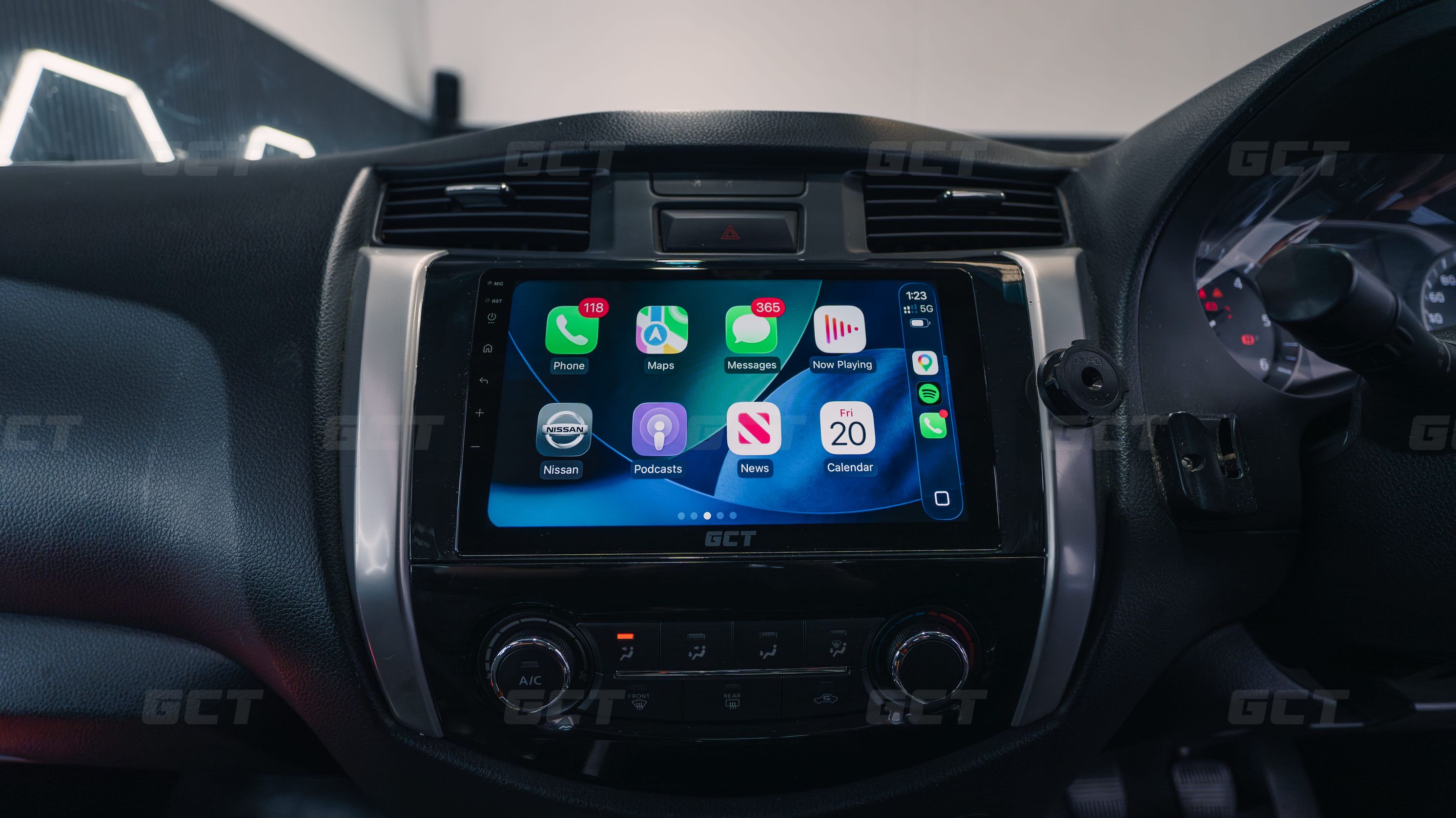 Nissan Navara NP300 Wireless Carplay Headunit DIY Kit