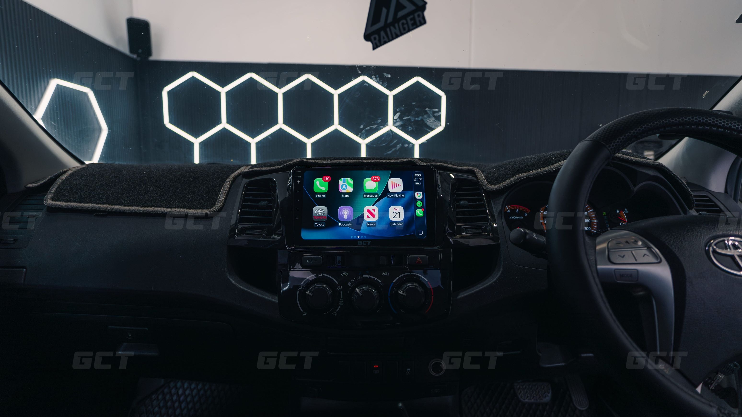 Toyota Hilux N70 Wireless Carplay Headunit DIY Kit