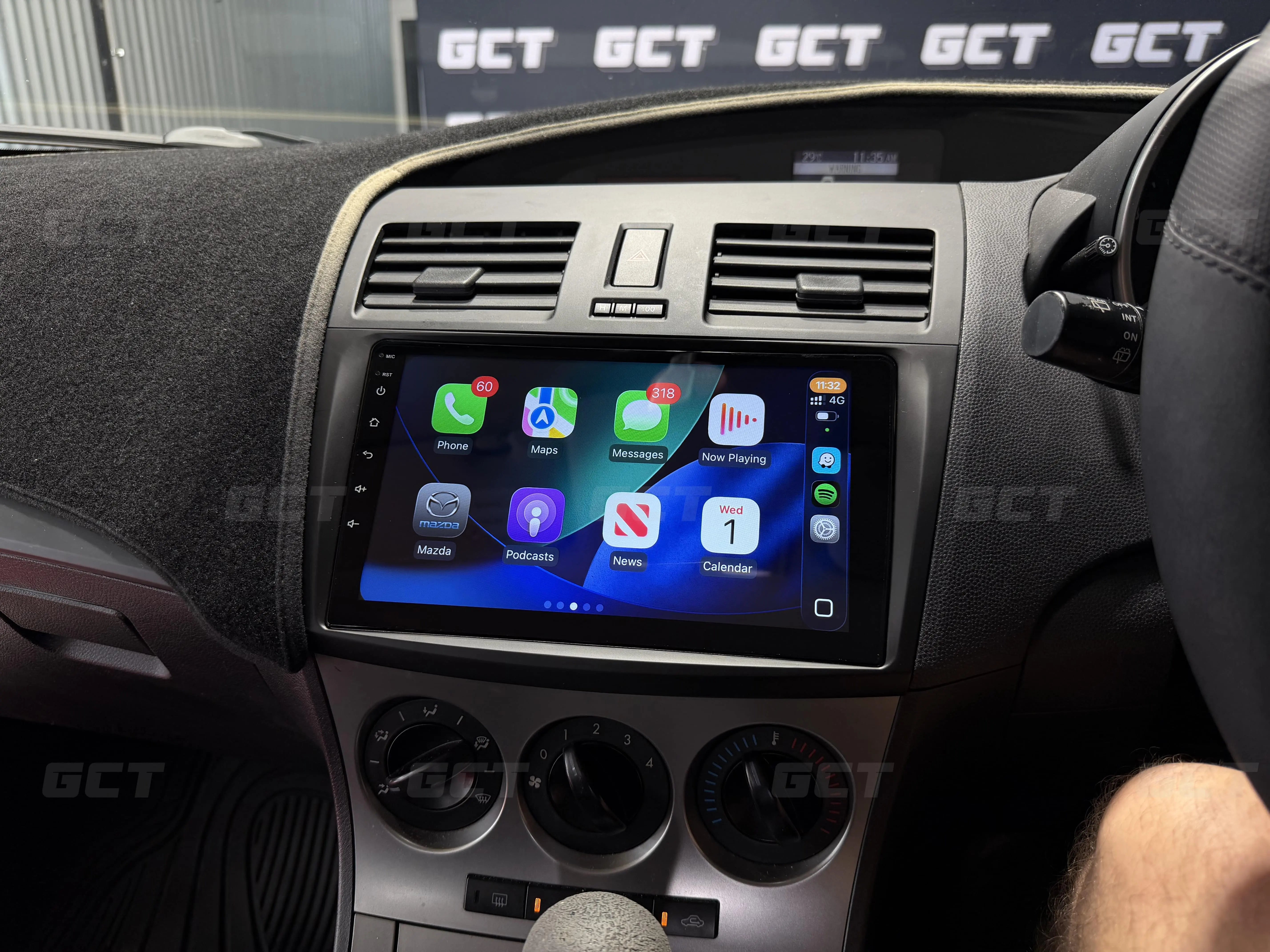 Mazda 3 BL (2009 - 2013) Wireless Carplay Headunit DIY Kit GetCarTech