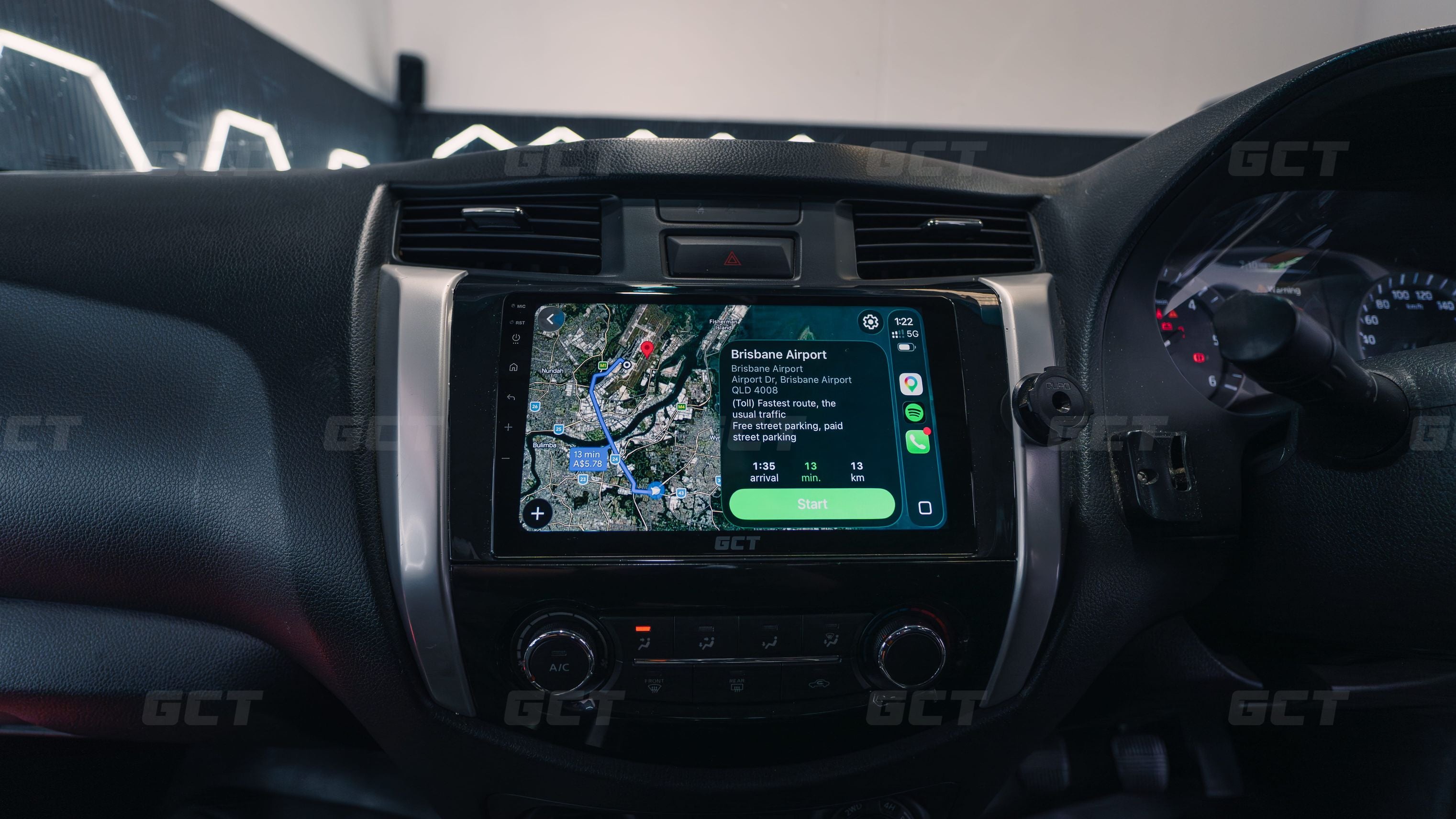 Nissan Navara NP300 Wireless Carplay Headunit DIY Kit